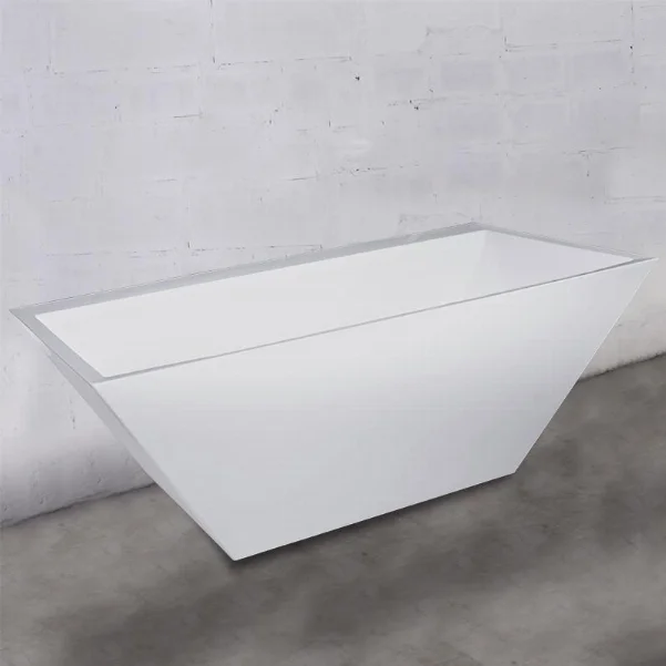 Ванна из литого камня FANCY MARBLE Edward 1800х800х600 мм, Белая