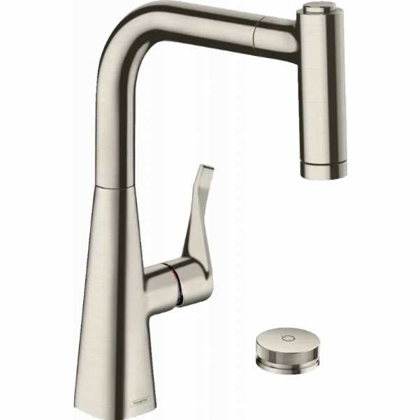 Змішувач Hansgrohe Metris Select M71 для кухонного миття, під сталь 73805800