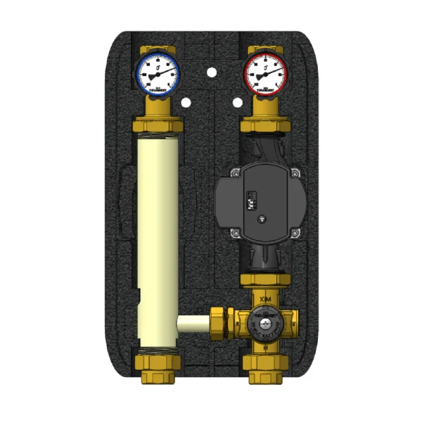 Насосна група Termojet НГ-46 Ø 1" (ЕРР) з термокраном (в ізоляції)