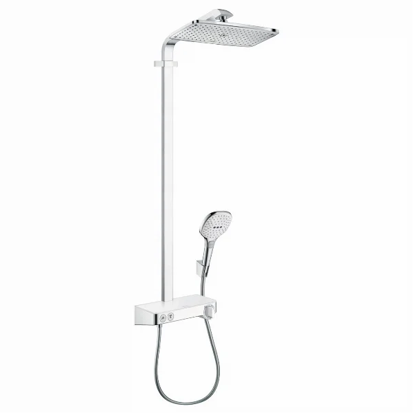 Душова система Hansgrohe Raindance Select E 360 1jet ST Showerpipe, білий/хром