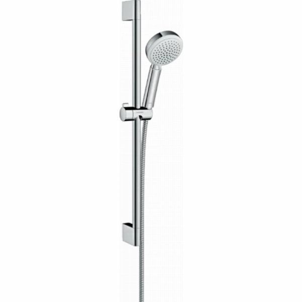 Душовий набір Hansgrohe Crometta 100 Vario EcoSmart з душовою стійкою 26654400