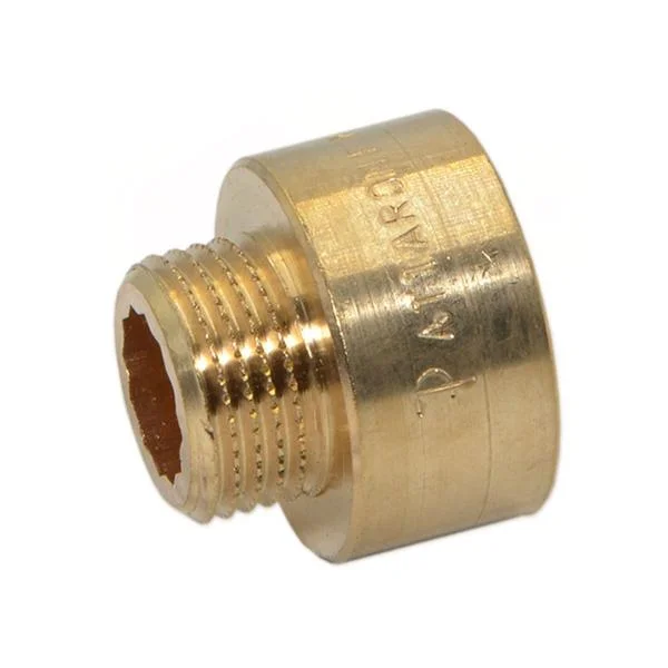 Переходник латунный Pattaroni Ø 3/8"×3/4" наруж.- внутр. резьба