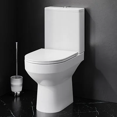 Унітаз-компакт безободковый FlashClean з сидінням мікроліфт AM.PM Spirit 2.0 C708600SC