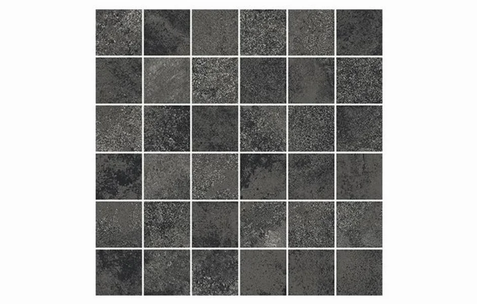 Мозаика Quenos Graphite Mosaic Mat 298x298x8 Opoczno
