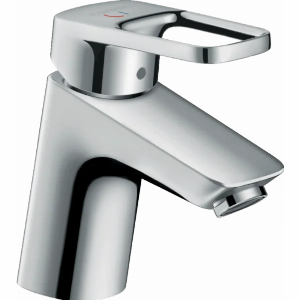Змішувач для раковини Hansgrohe Logis Loop із зливним гарнітуром, хром 71153000 CoolStart