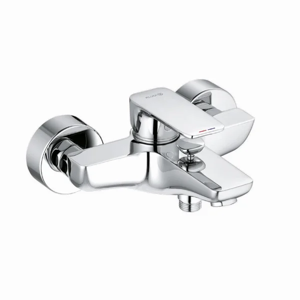 Змішувач Kludi Pure&Style 406810575 для ванни з душем, хром