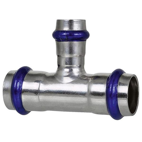 Трійник редукційний прес нержавійка ASG Inox Press Ø 35×15×35 мм