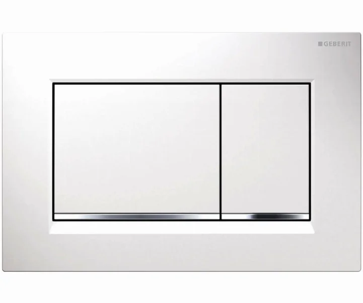 Смывная клавиша GEBERIT Sigma30 двойной смыв, белый