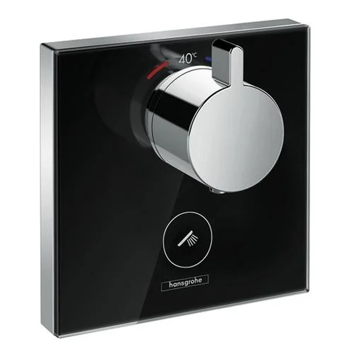 Термостат Hansgrohe ShowerSelect Highfow 15735600 для душу чорний/хром