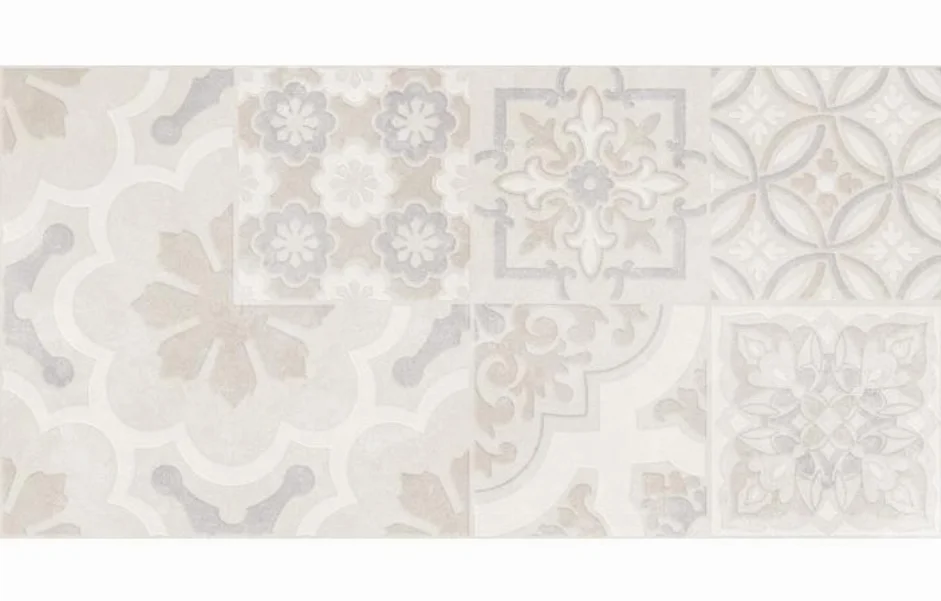 Плитка настенная Doha Бежевый печворк №1 300x600x9 Golden Tile