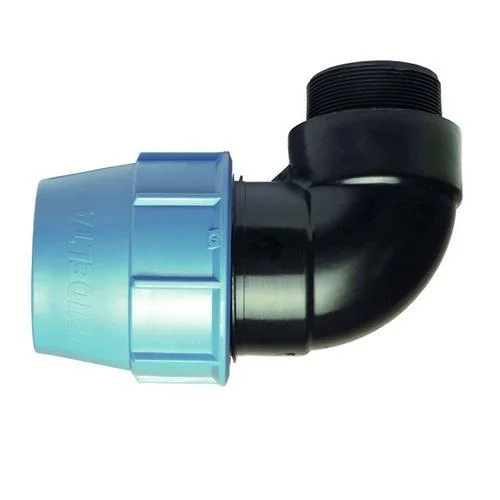 Коліно Unidelta PN16 PP-B Ø 75x2-1/2" зовнішня різьба