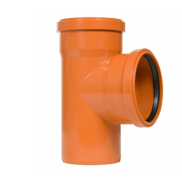 Трійник каналізаційний ПВХ Valplast Ø 110×110/87° мм