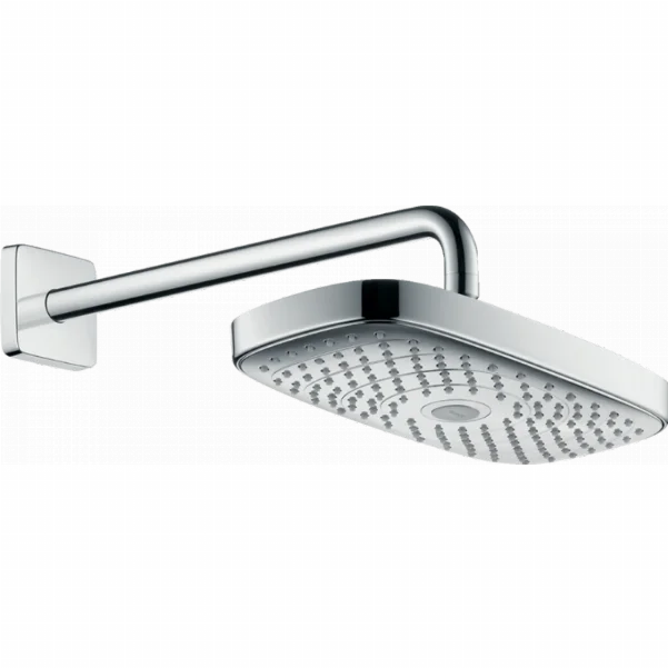 Верхній душ Hansgrohe Raindance Select E 300 2jet EcoSmart з кронштейном
