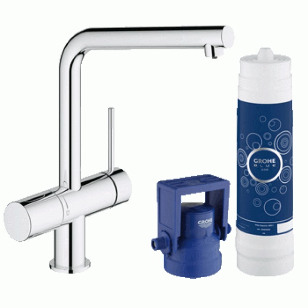 Змішувач для кухні Grohe Blue Minta Pure хром
