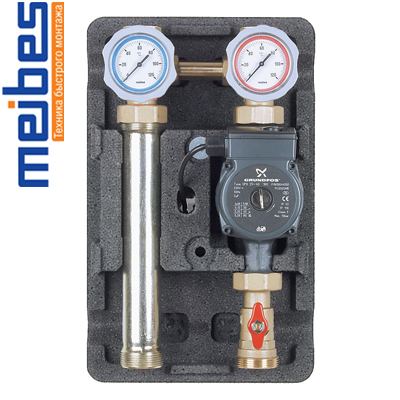 Насосная группа Meibes D-UK 1" (насос Grundfos UPS 25-40)