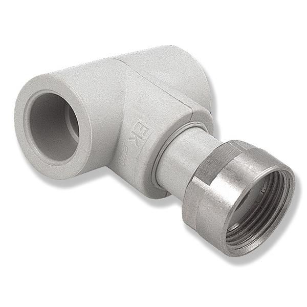 Трійник з накидною гайкою PPR Ekoplastik Ø 25×1"×25 мм