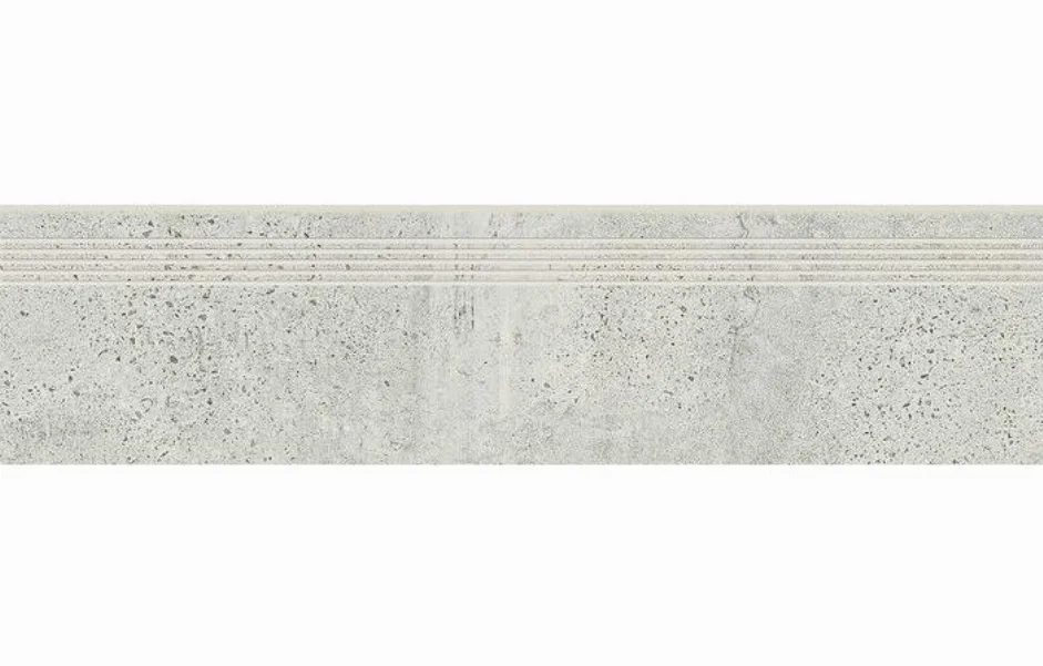 Ступень прямая Newstone Light Grey Steptread 298x1198 Opoczno