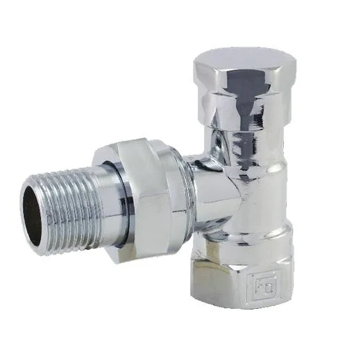 Кран радіаторний Fado New Chrome Ø 1/2" кутовий нижній