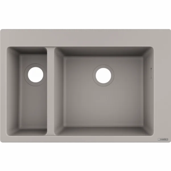Мойка для кухни Hansgrohe S51 S510-F635, бетон 43315380