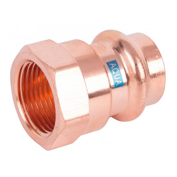 Муфта прес мідна RM Aespres Uniko Ø 15×3/4" внутрішня різьба