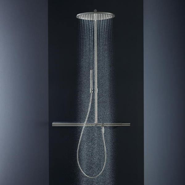 Душова система Axor Showerpipe 800 1jet з термостатом, нікель полірований