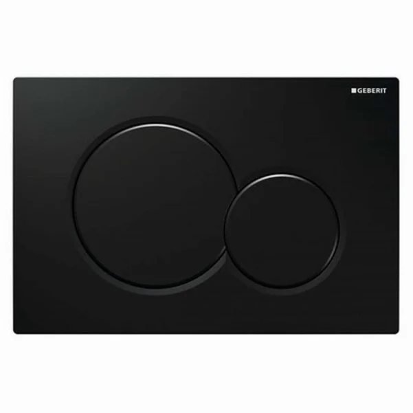 Смывная клавиша GEBERIT Sigma01 пластик, черный RAL 9005