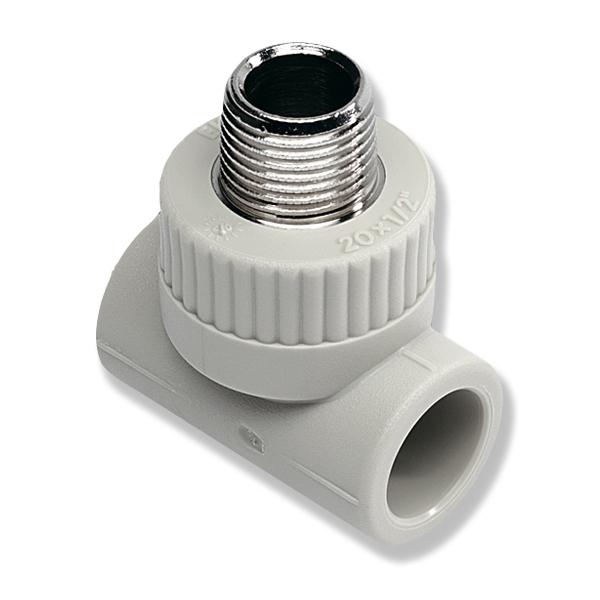 Трійник PPR Ekoplastik Ø 32×3/4"×32 зовнішня різьба