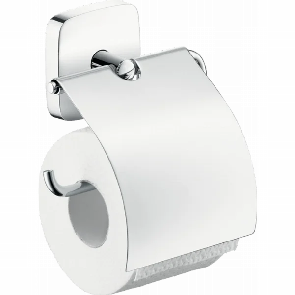 Держатель туалетной бумаги Hansgrohe PuraVida с крышкой 41508000