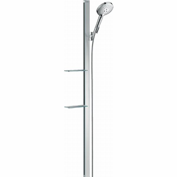 Душевой набор Hansgrohe Raindance Select S 120 3jet с душевой штангой и мыльницей