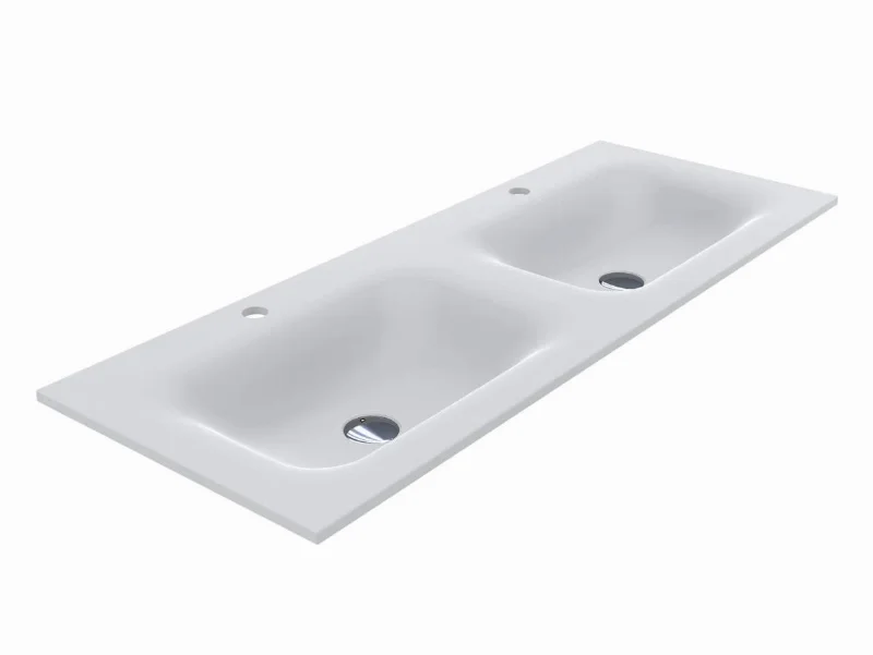 Умывальник двойной Miraggio Jessel Matt 1200×450 мм
