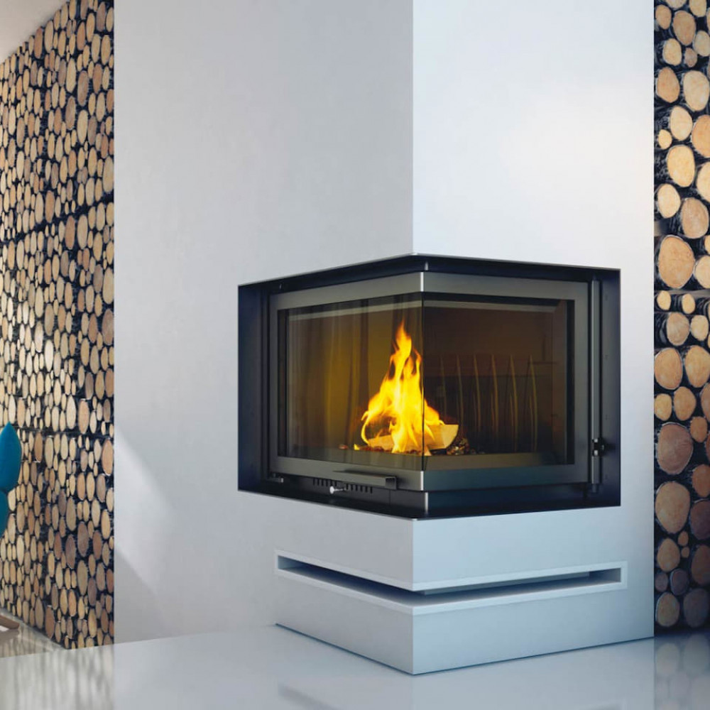 Камінна топка Kratki Zuzia 16 BS 16,0 кВт, права - гільйотина