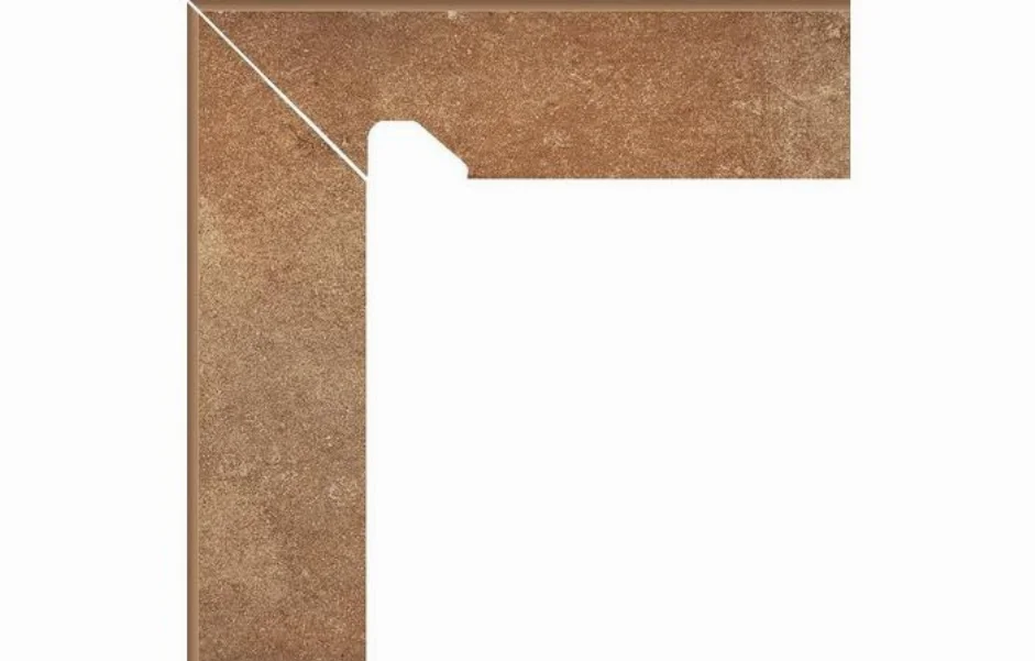 Цоколь лівий Scandiano Rosso 2х-елементний 81x300x11 Paradyz