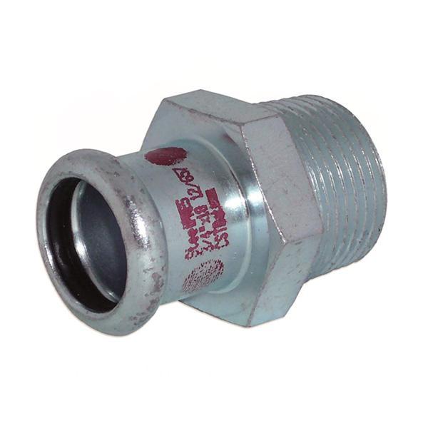 Муфта прес оцинковка RM Steel Pres Ø 35×1-1/2" зовнішня різьба