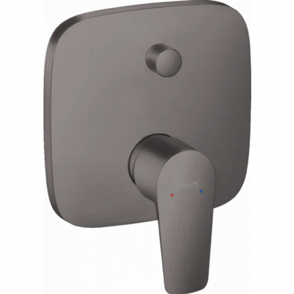 Зовнішня частина змішувача душу Hansgrohe Talis E, матовий чорний хром