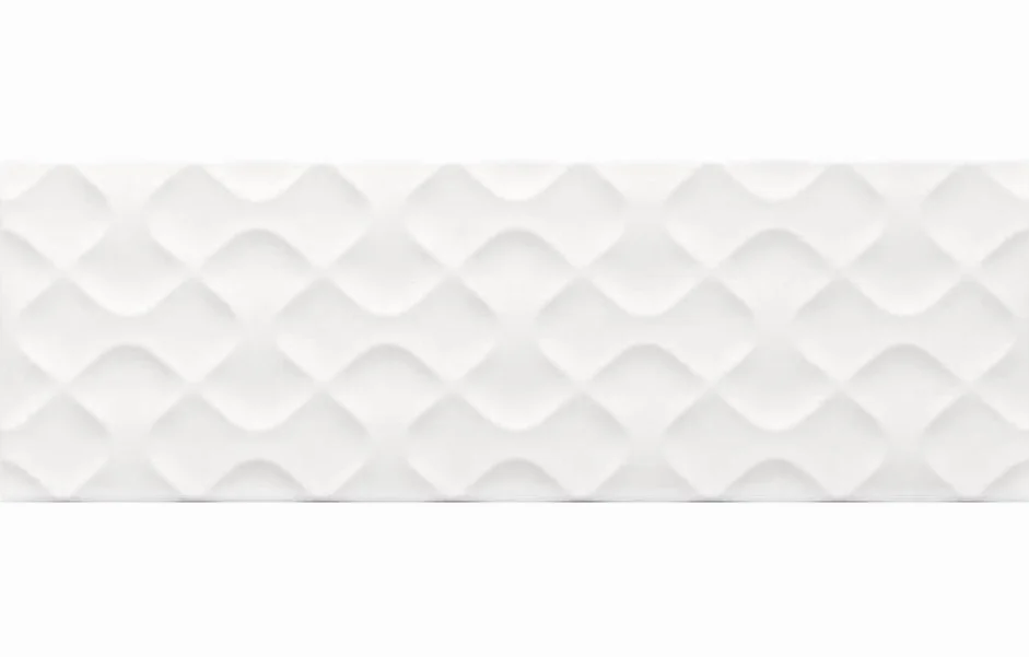 Плитка настінна STRUCTURY 3D White Ribbon 250x750X9 Ceramika Color