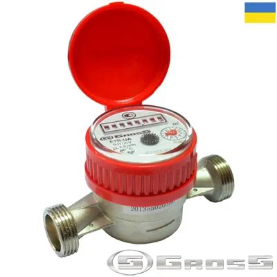 Лічильник води-водомір GROSS ЕТК-UA 1/2" 15/110 мм (для гарячої води)