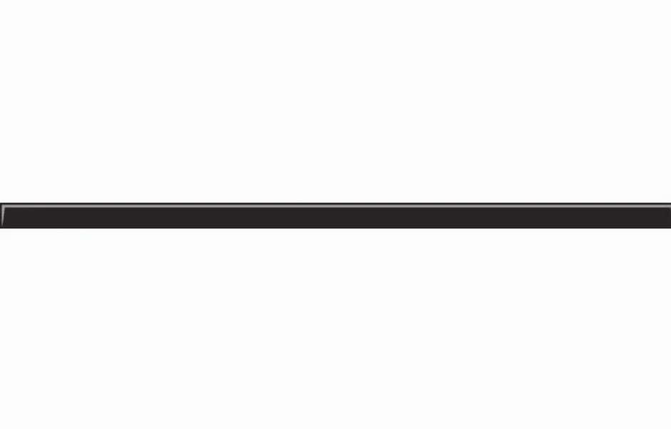 Фриз Uniwersalna listwa szklana Nero 23x600x8 Paradyz