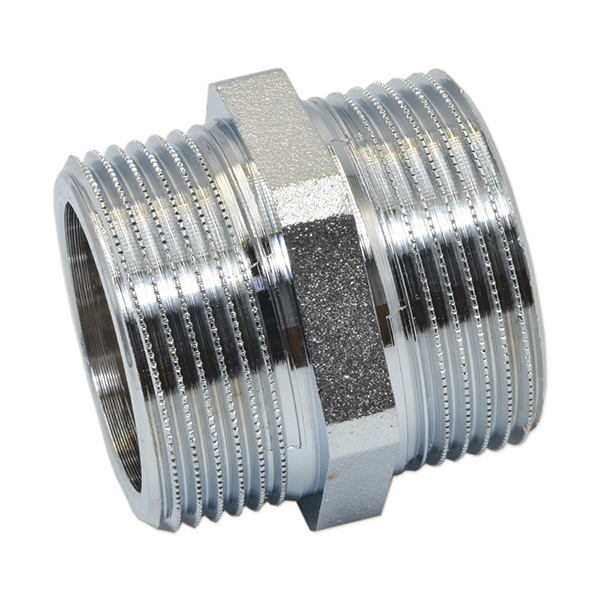 Ніпель хромований Pattaroni Ø 1-1/4" зовнішня різьба