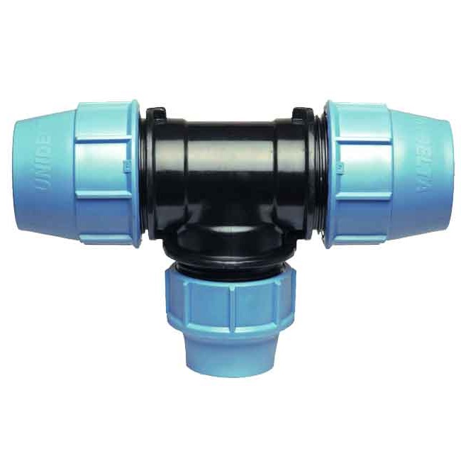 Трійник редукційний Unidelta 1013 PN16 PP-B Ø 40×25×40 мм