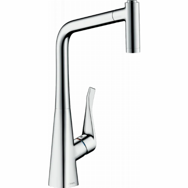 Змішувач Hansgrohe Metris M71 для кухонного миття, хром 73801000