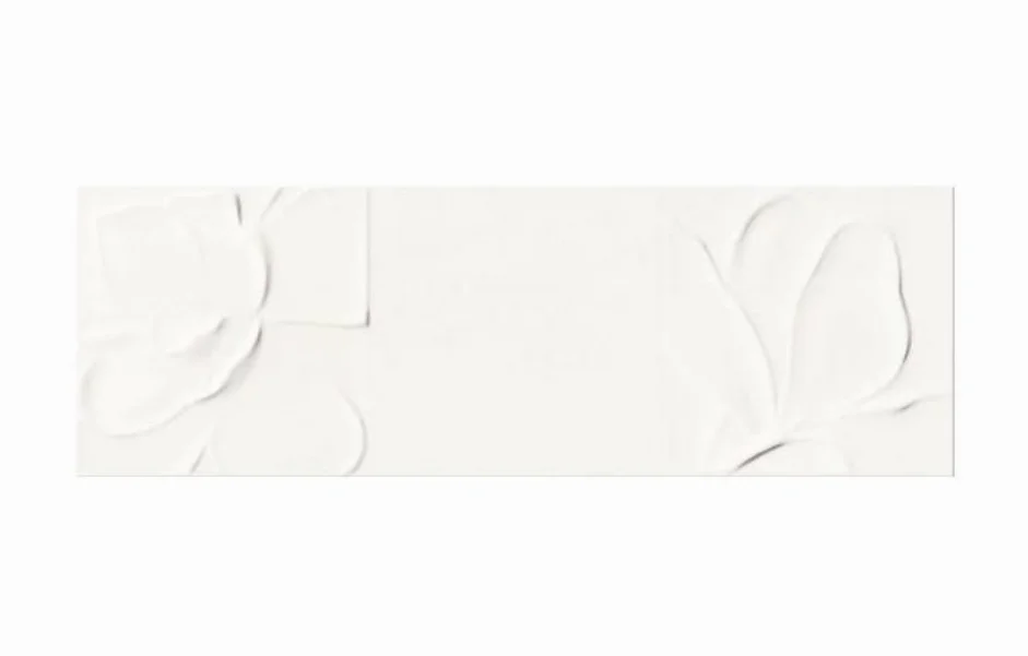 Плитка настенная Structure Pattern White Flower STR 250x750x10 Opoczno