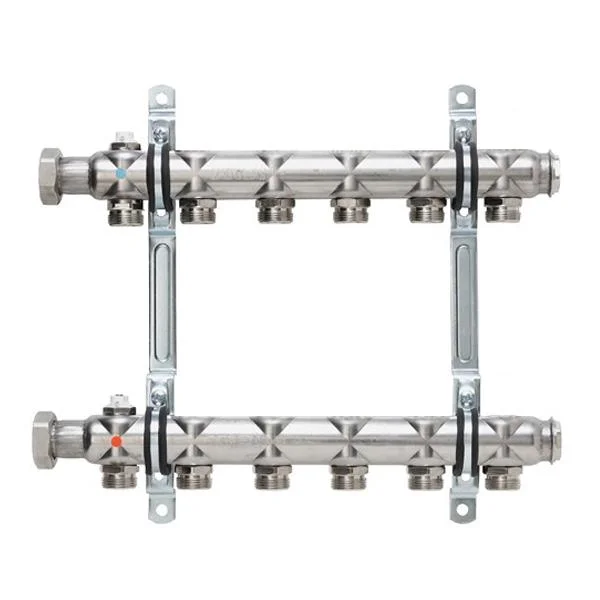 Колекторна група KERMI xnet HKA FA-02 Ø 1-1/4"×3/4" EK - 10 контурів (без витратомірів)