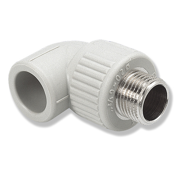 Коліно PPR Ekoplastik Ø 16×1/2" зовнішня різьба