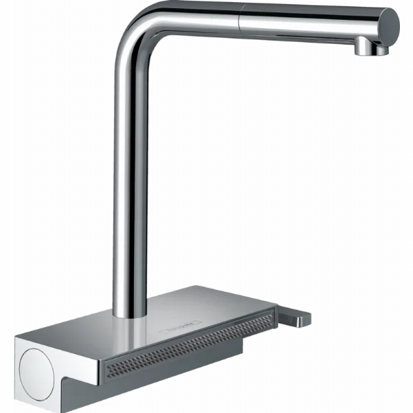 Змішувач Hansgrohe Aquno Select M81 для кухонної мийки з висувним душем, хром 73830000