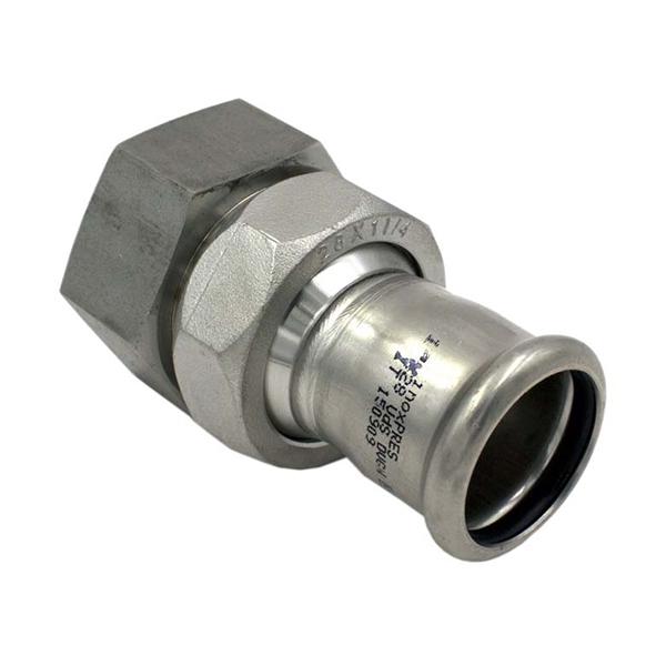 Збірка прес нержавійка RM Inox PRES Ø 22×3/4" внутрішня різьба