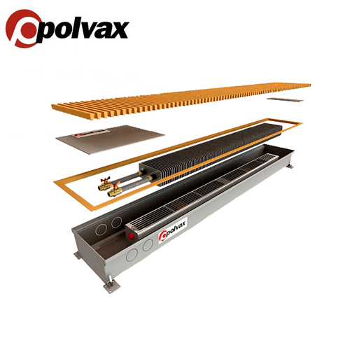 Конвектор POLVAX KV.160x3000x180 мм 4255 Вт