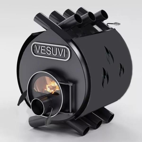 Піч булер'ян VESUVI Bullerjan Тип "04" - 35,0 кВт (з термостійким склом «Schott Robax» і з захисним кожухом)