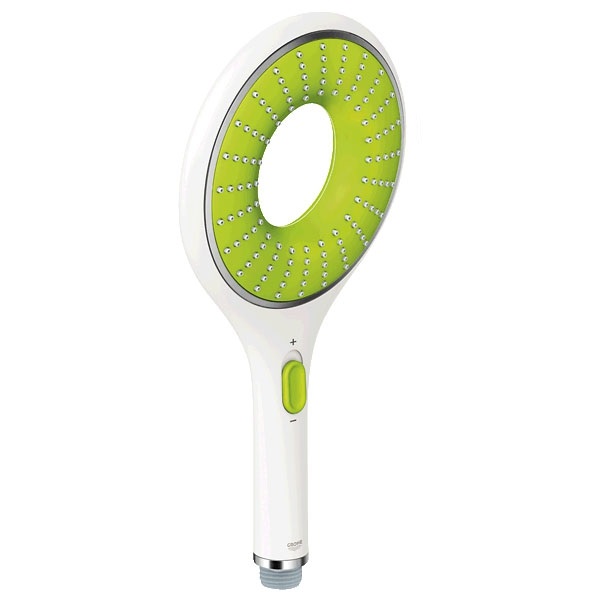 Ручний душ Grohe Rainshower Icon 150 2jet, біло-зелений