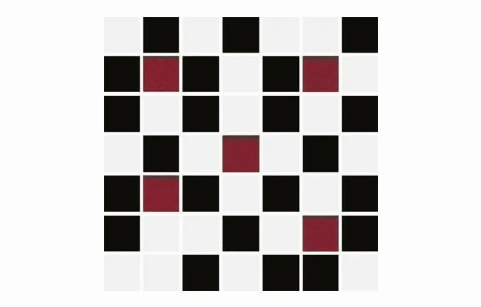 Мозаїка Michelle White-Black Mosaic 200x200x9 Konskie