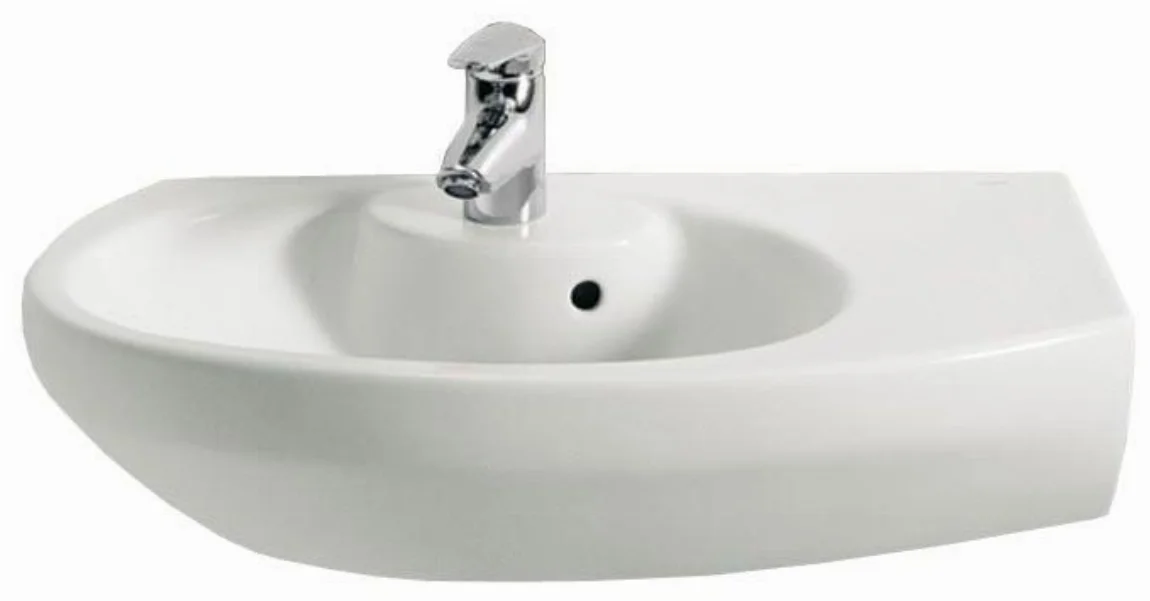 Раковина кутова Roca Dama Senso Compacto R 68×42 см